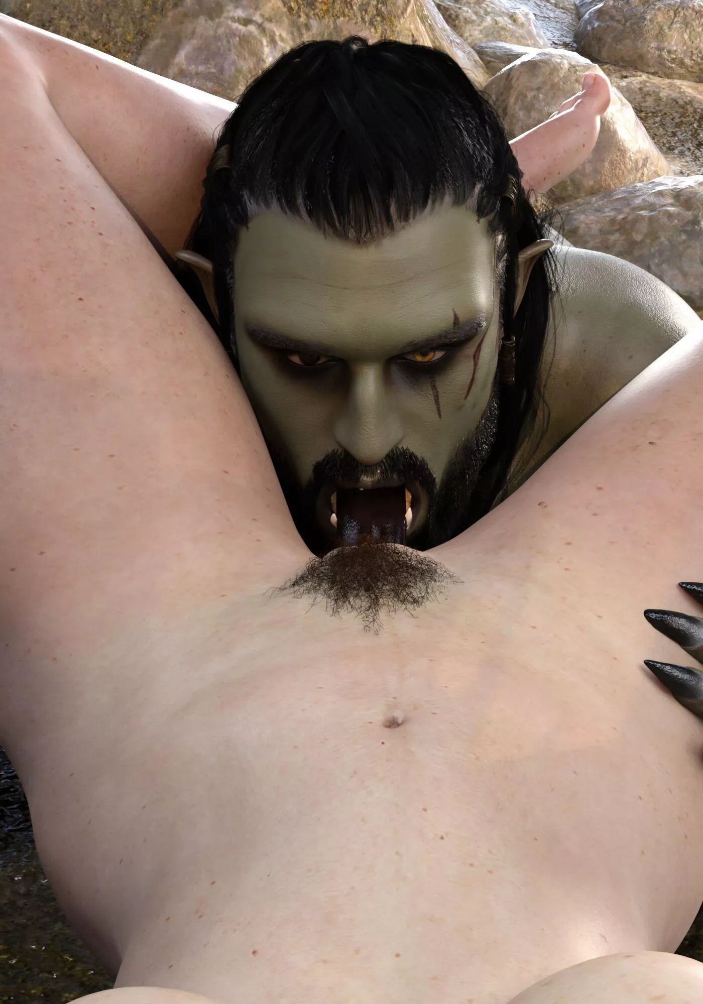 Orvar, made with Daz3d posted by OrcofMine