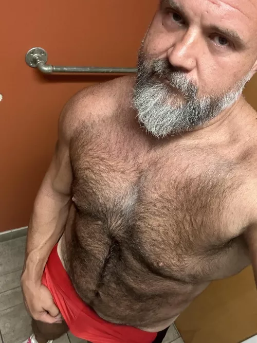 Post workout selfie.     by ThickBeardedDad