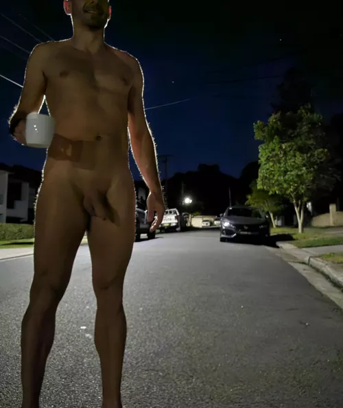 So cold you can see the tiny hairs on my body...  by publicnakedrun