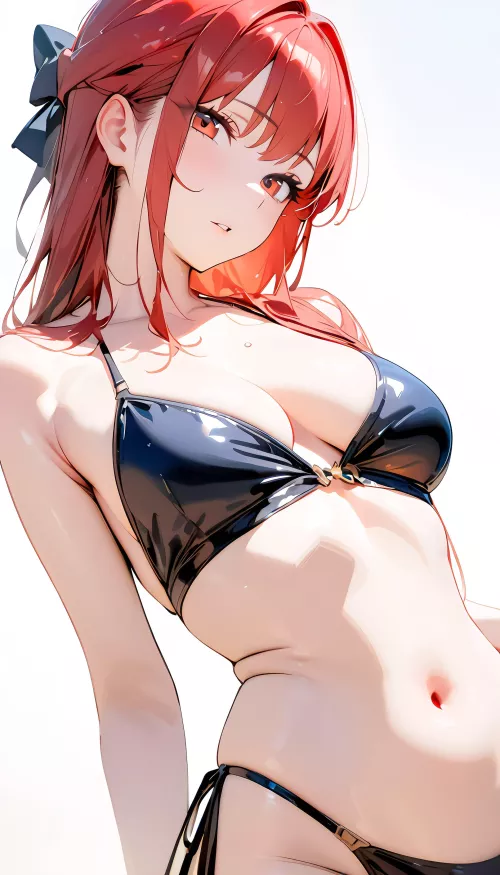 Swimsuit Redhead  by CheetahSperm18