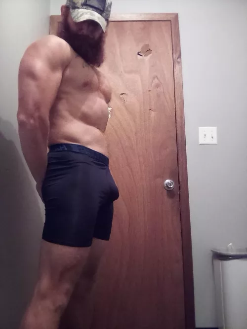 The briefs..good support. I'm the ginger bread man by gingersnappedUSA