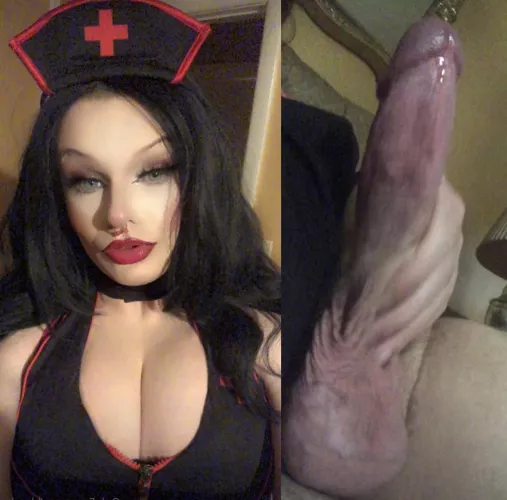 The doctor ordered a DEEP injection. Oral or anal? 😈 by L8TEX