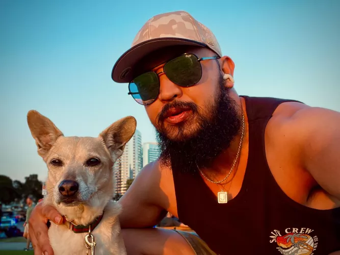 Took my 🐶 to watch the sunset yesterday 🌅  by mrjoshmateo