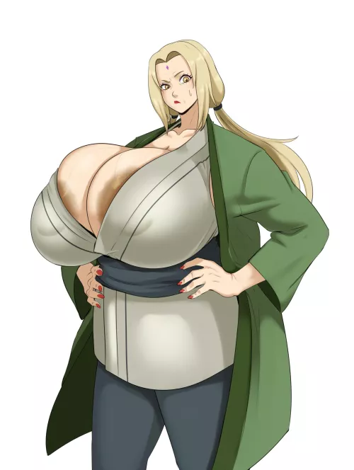 Tsunades peaking nipples  by UnhealthyFetish1997