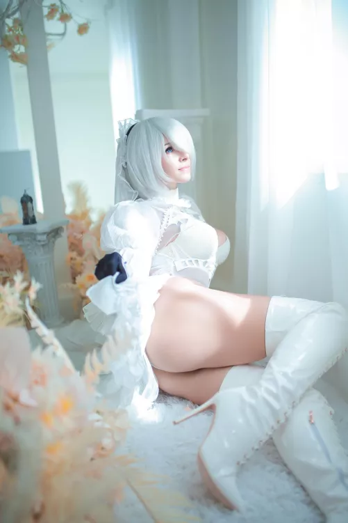 White bride 2B by Yuna Kairi by YunieSunshine