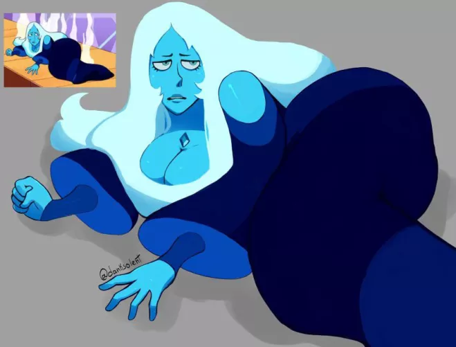 Blue Diamond redraw (danksolent) by Blue-Diamond-Enjoyer