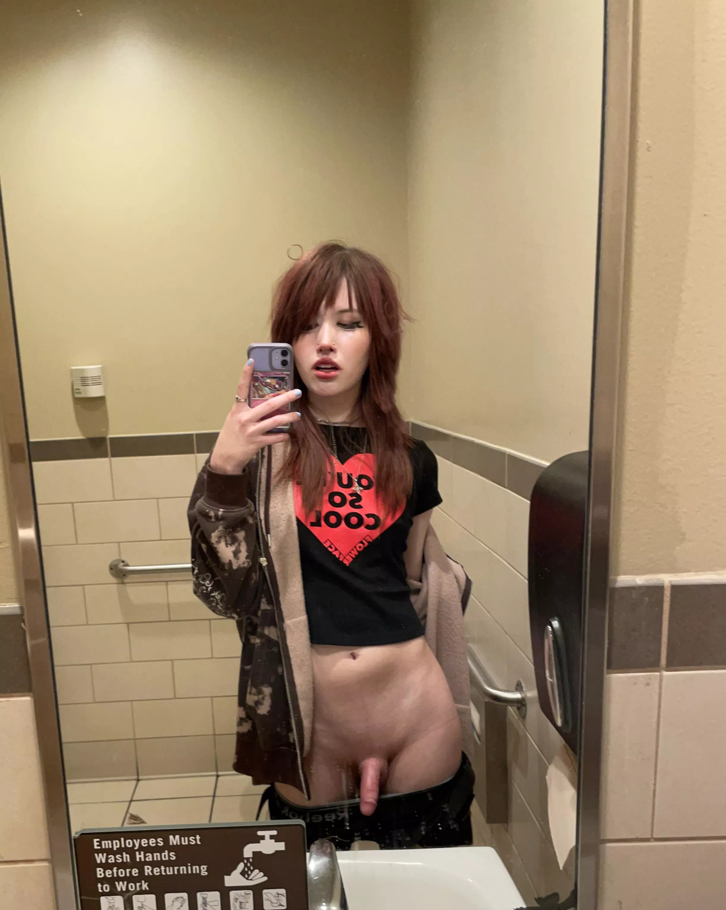 employees must wash hands !!! posted by bloomgore