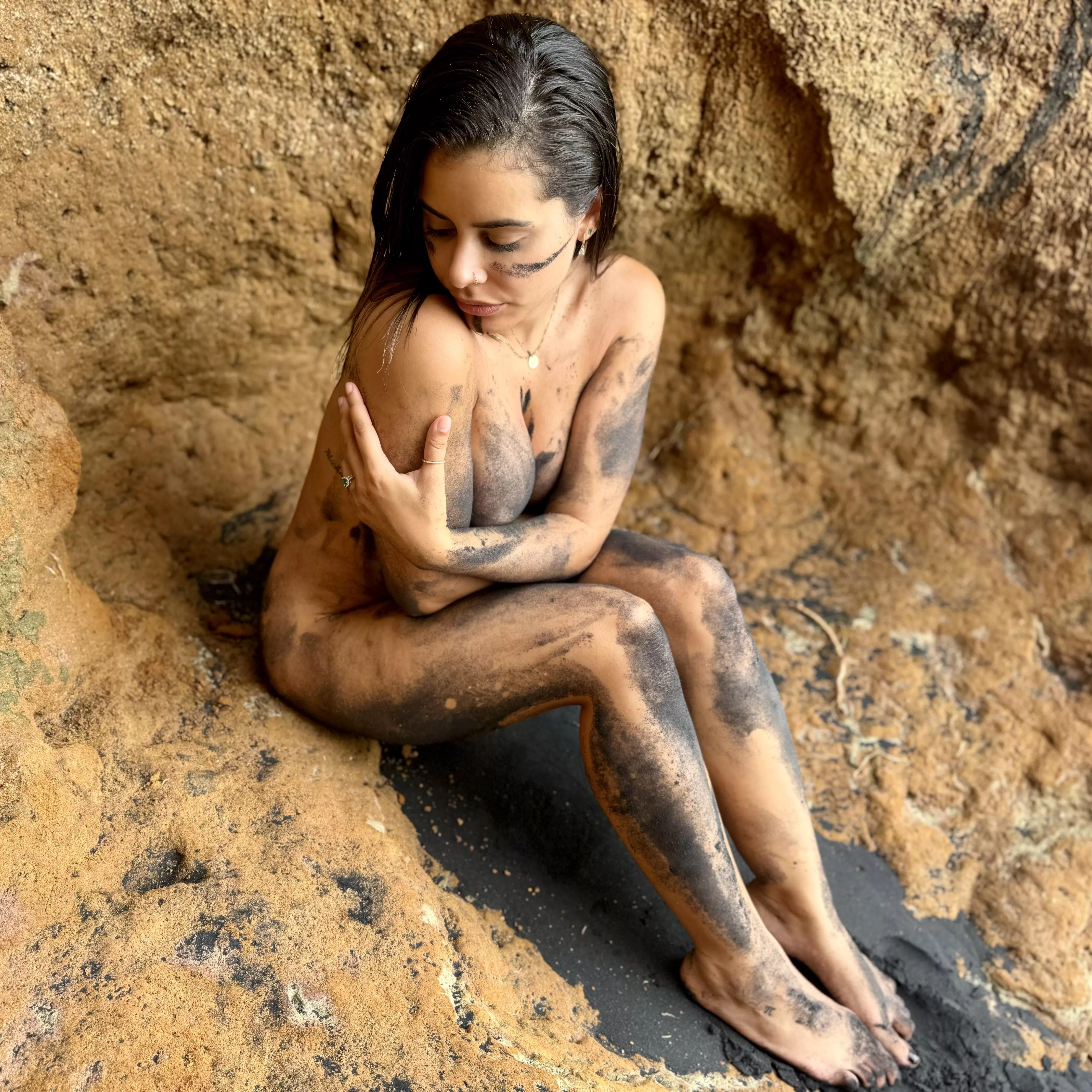 Finding refuge along the black sand shore posted by AdventureJuntos