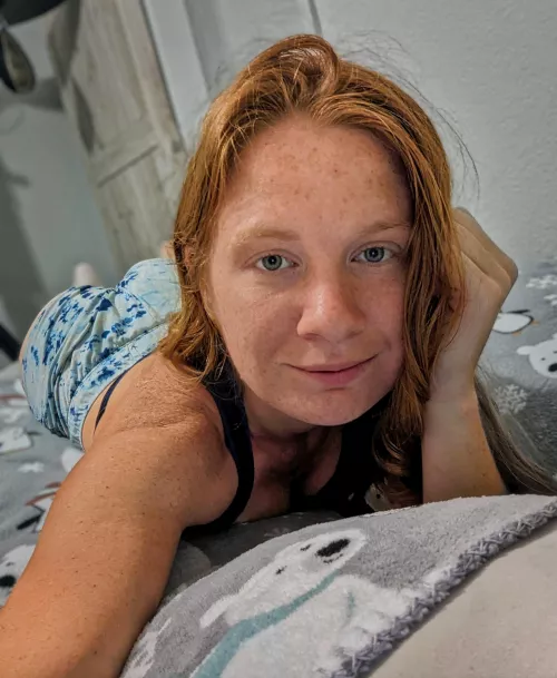 Freckles that tell a story of heritage and strength @redlilyrose19 by Redlilyrose