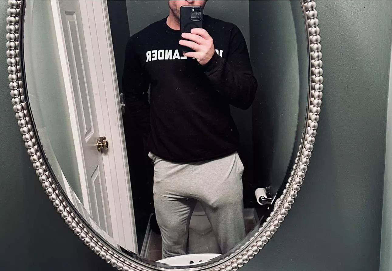 Gray sweats present a problem posted by HeavyAssWeight