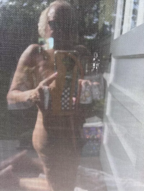 Looking in the golf course bar window  by Personal-Laugh-7370