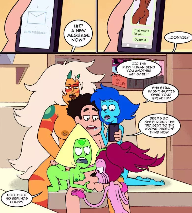 [M4F] After Steven's return he's admitted he's broken up with Connie after she 