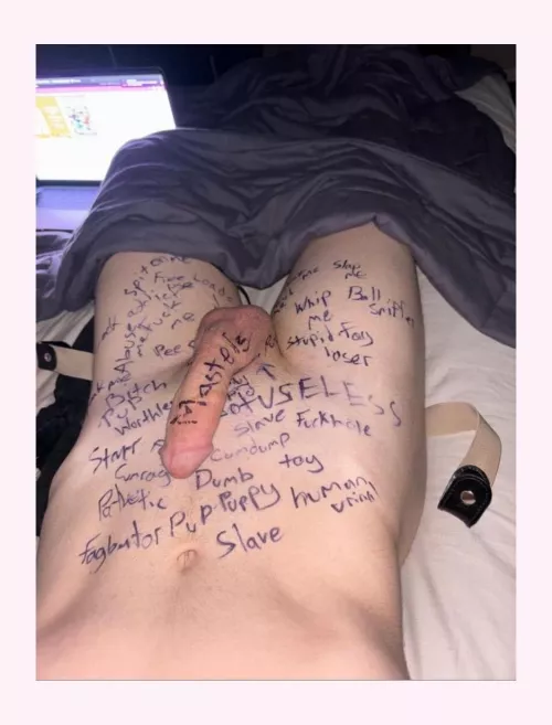 Master tole me to get a permanent marker by Inevitable_Mall2331