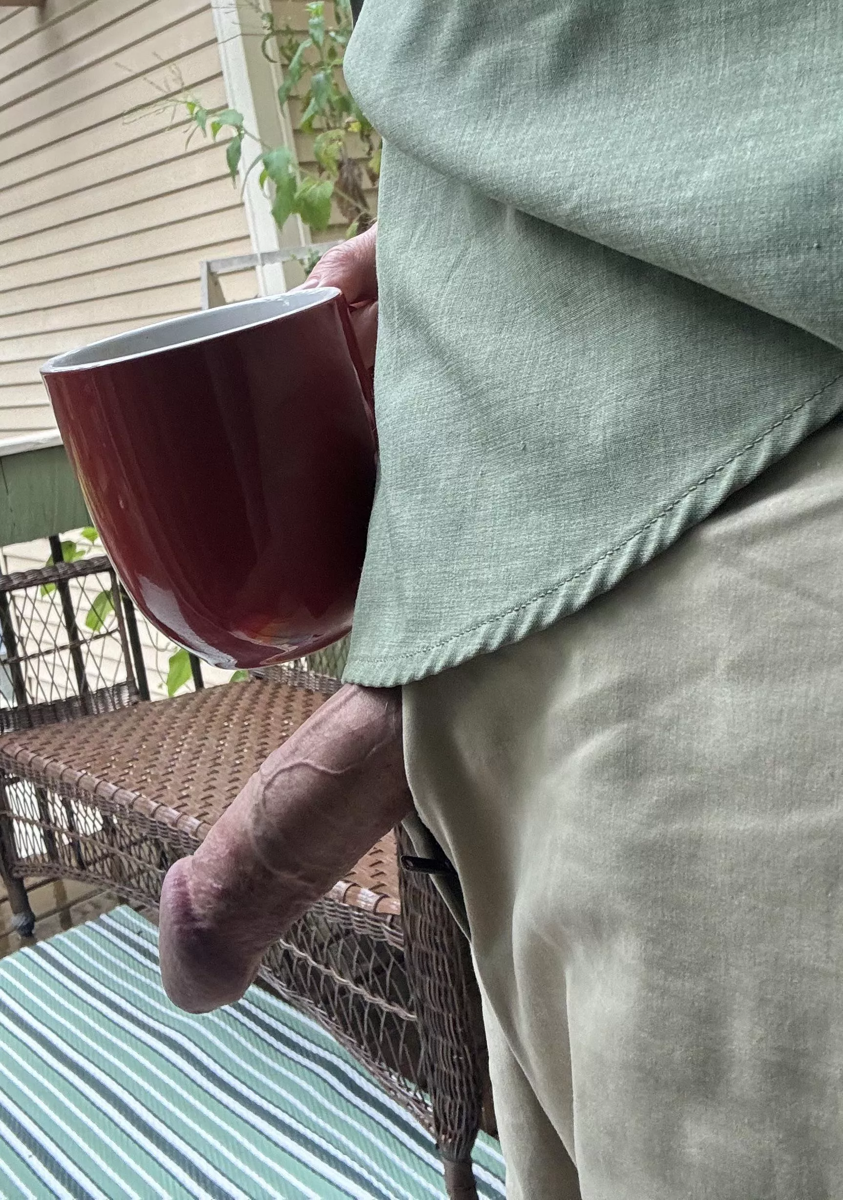 Nothing to see here… hanging out enjoying the rain is all posted by funwhenwifesasleep