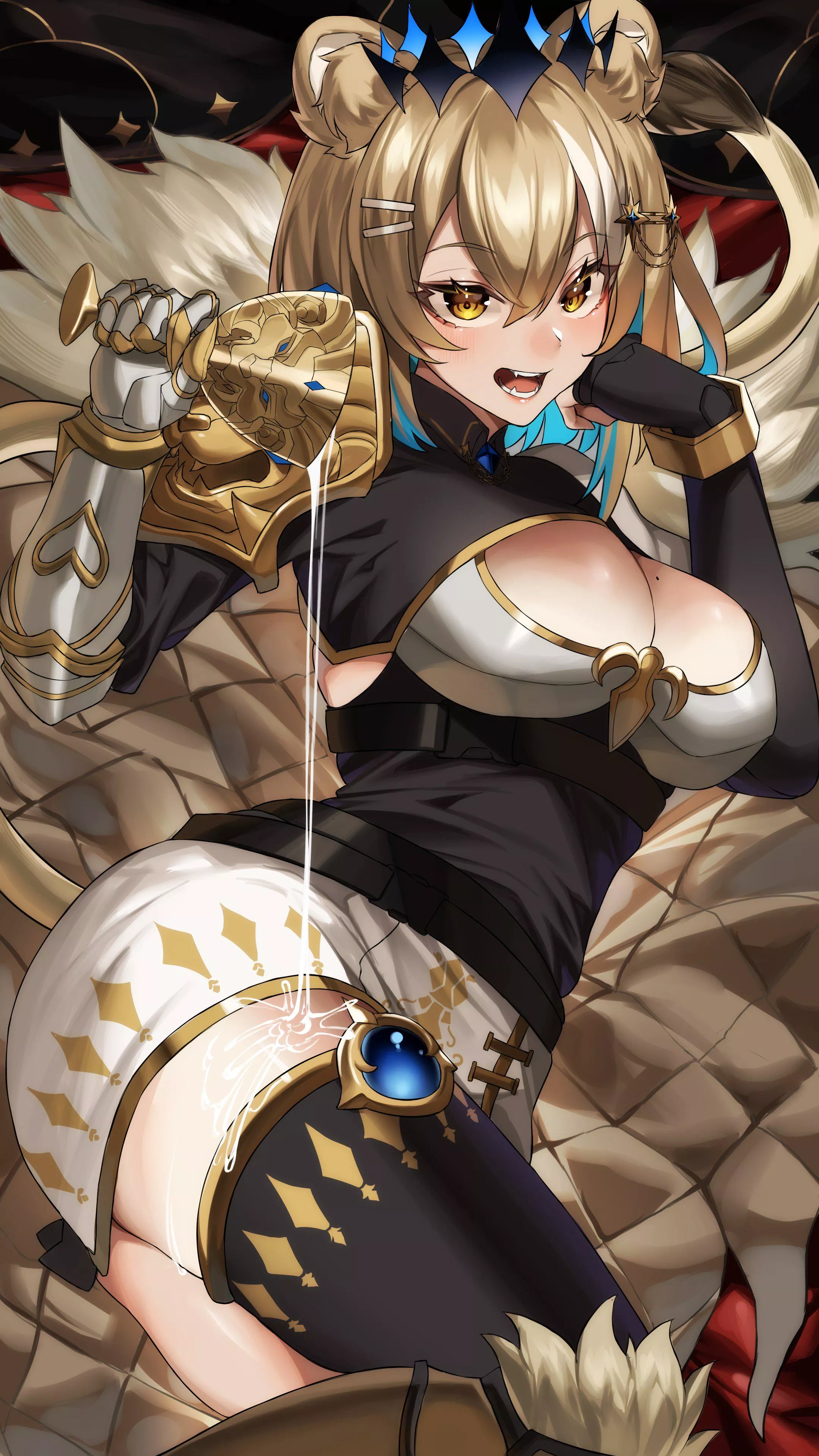 Spilled Chalice on thigh highs posted by thepopeofkeke