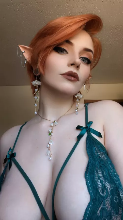 The elf is eyeing something in your...pocket 😈 (OC by @saphriastyx) by SaphriaStyx