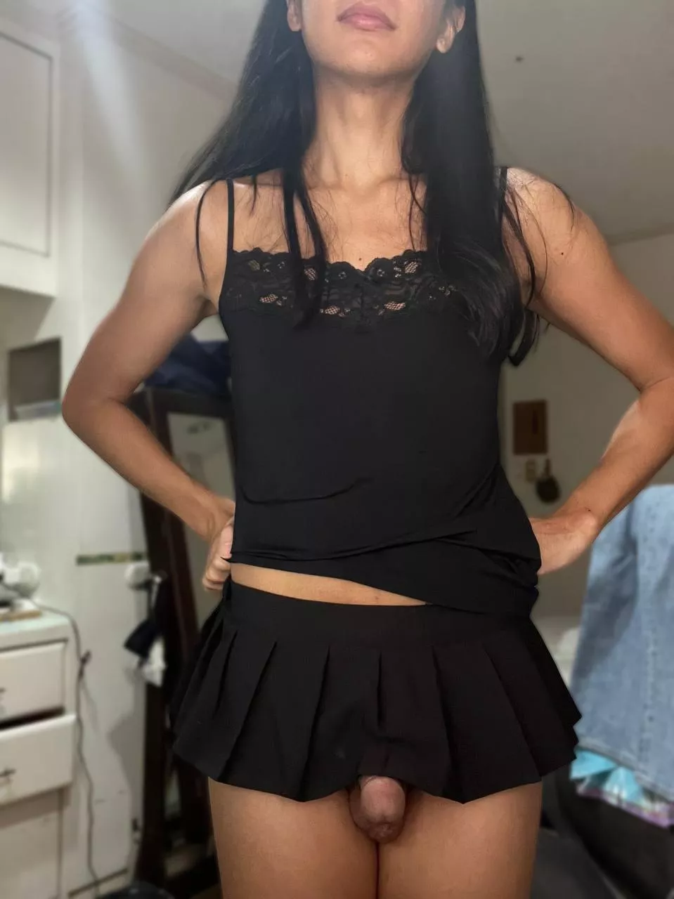 What would you do if my little dick slipped out while we were in public? posted by ashley_tgxxx