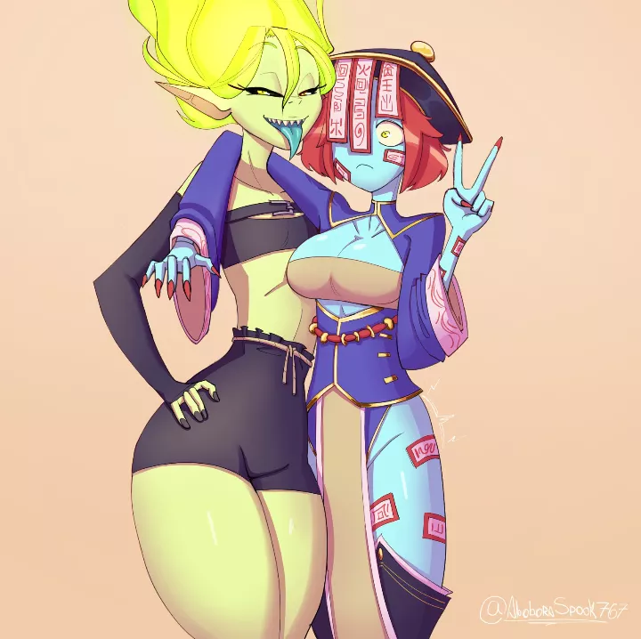 Zombie Friends by @Aboboraspook767 posted by CrawlingChaos126