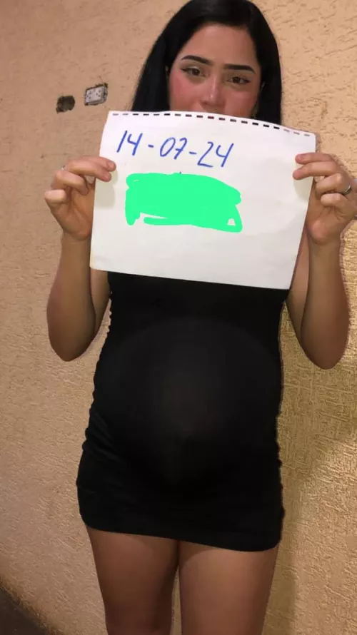 Already on my first day of week 36, if you want to see more of me and my sexy belly, write to me in private message 🥰🥰 by Character_Split_128