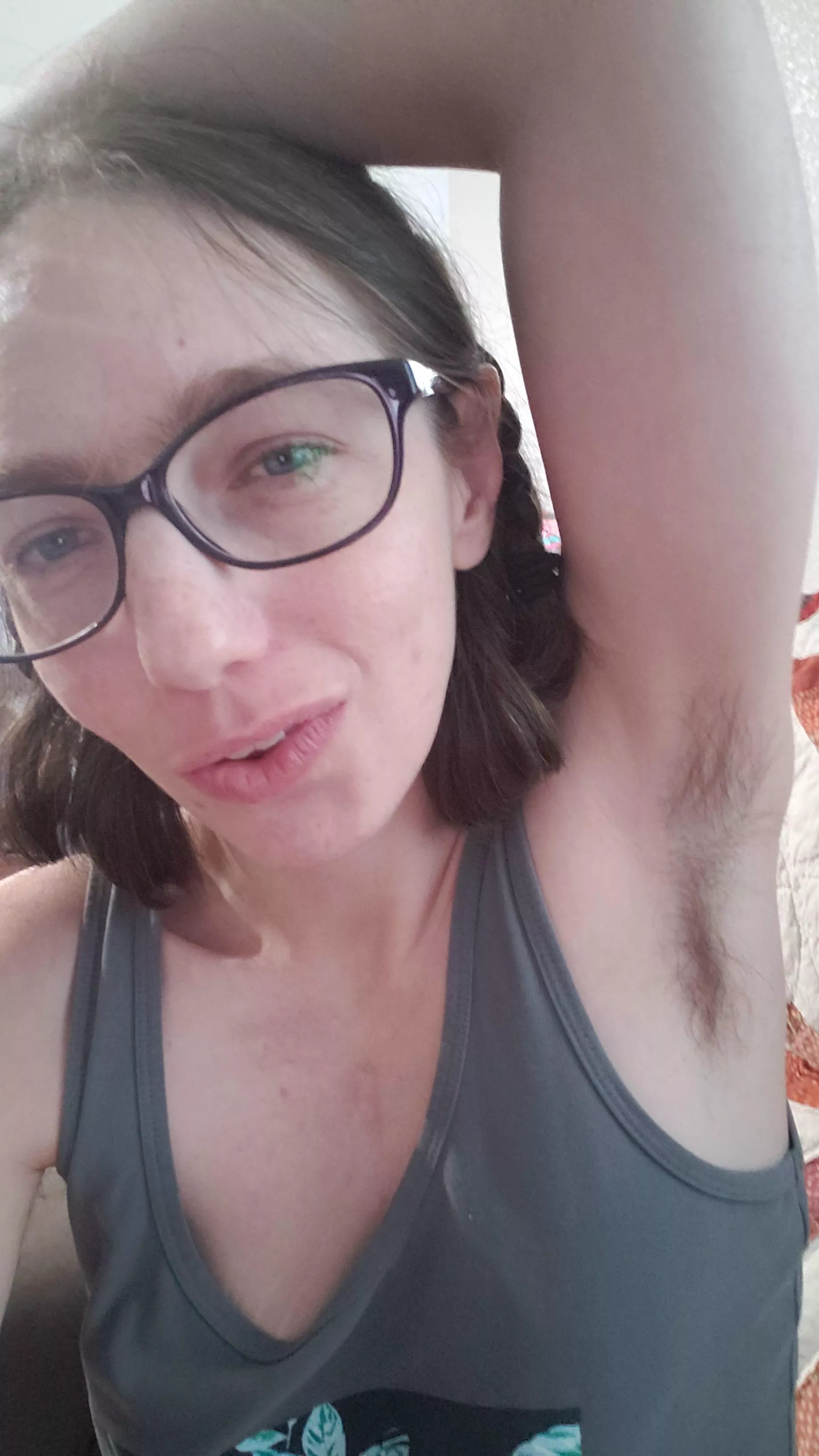 Armpit selfie while waiting for rice to finish up  posted by thatSketchyLady