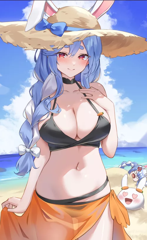 Beach Babe Pekomama by A_MASSIVE_PERVERT