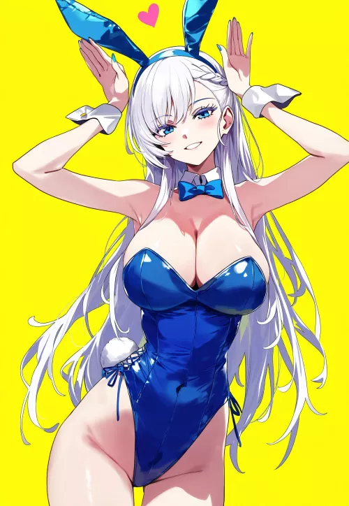 Bunny Belfast [Azur Lane] by CheetahSperm18
