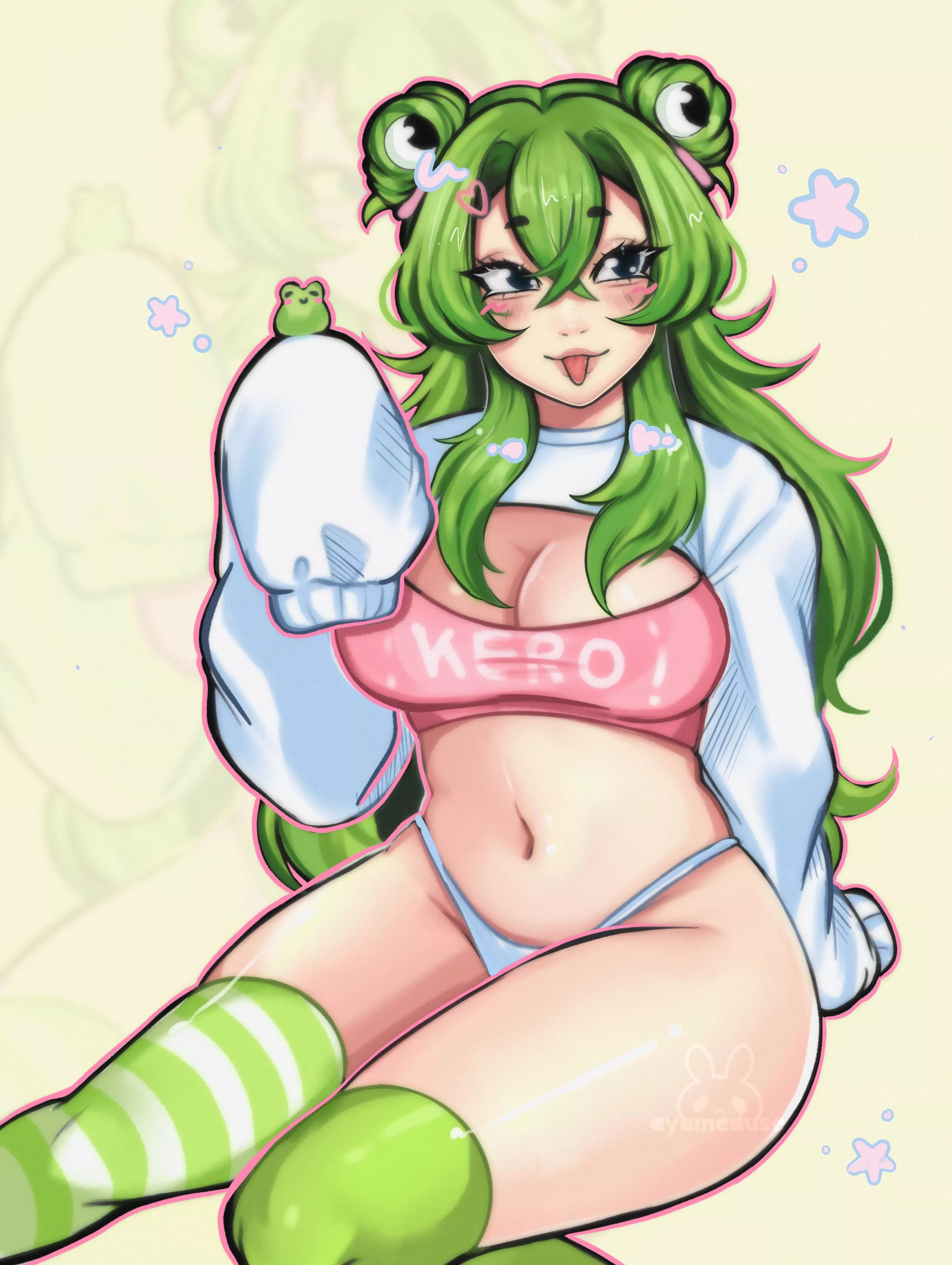 Froggy [my art] posted by ayameduse