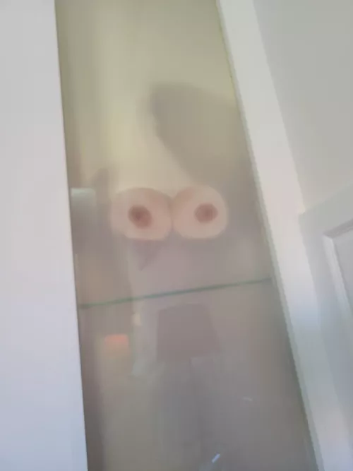 Hotel shower glasses can only be there for this purpose by redbr9870