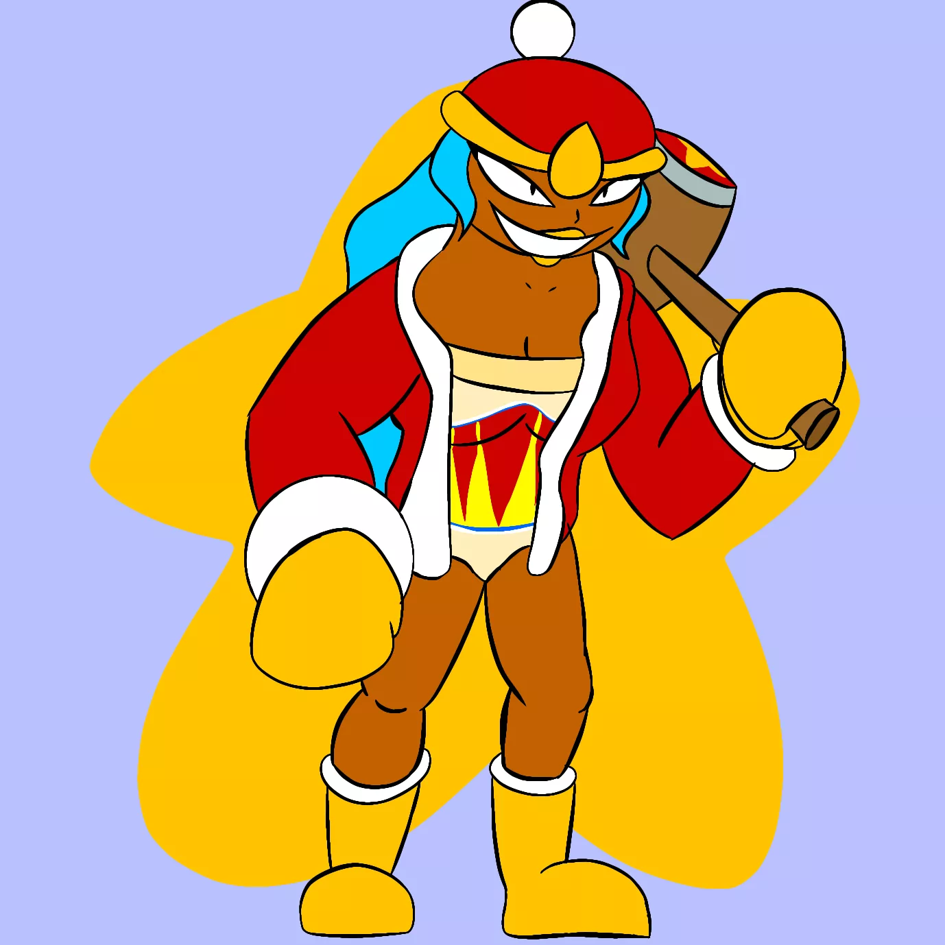 I redesinged King Dedede because I didnt like the design minus maked posted by ggitydrsewatvjycv