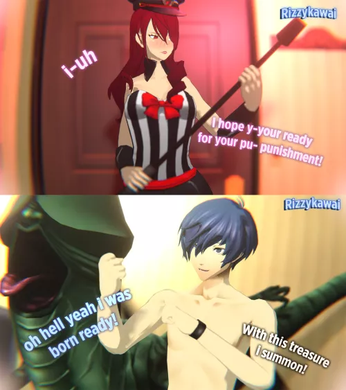 Mitsuru is a terrible dom (@Rizzykawai)  by Unfair_Throwaway