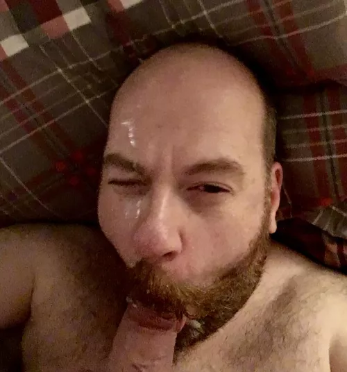 Nothing better than the smell of cum in your beard! by MessyM00se