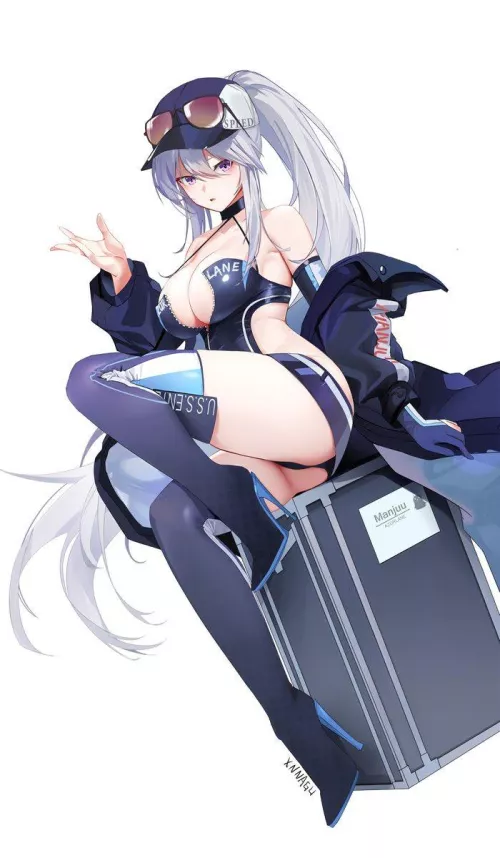 Race Queen Enterprise [Azur Lane] by CheetahSperm18