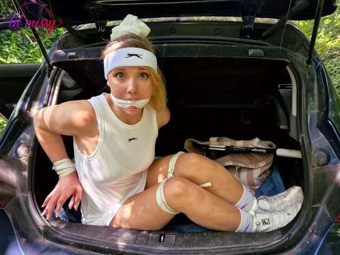She lost a tennis match and was captured by Icantthinkofaname567