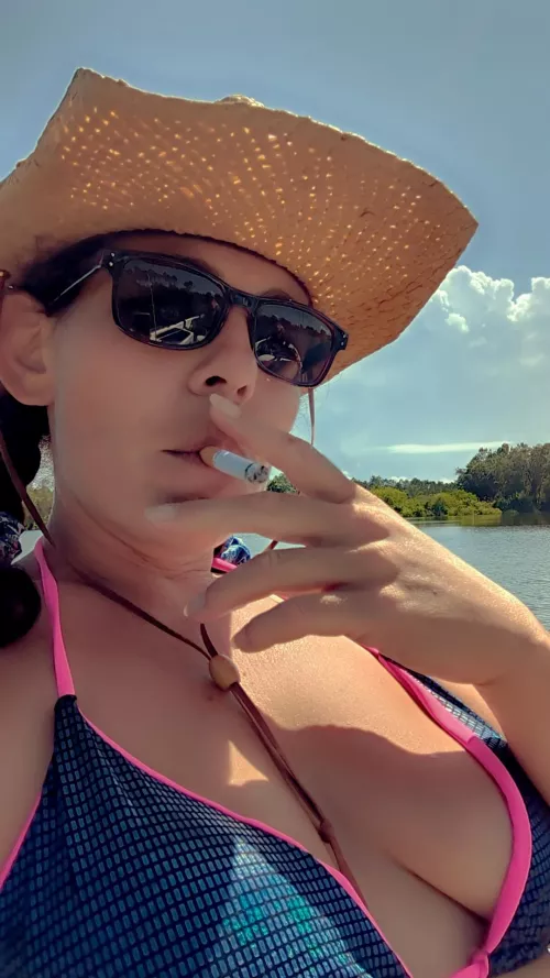 Smoking in nature is so much more sexier  by sexystonermilf88