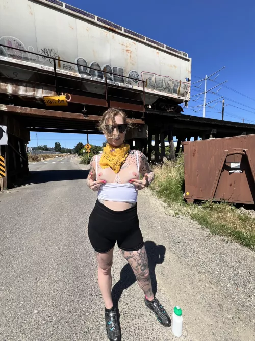 Sundays are for bike rides and titty flashing  by BettyJean666