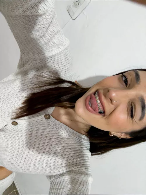 Tongue to tongue action with braceface is the best by Sorry-Ad-7188