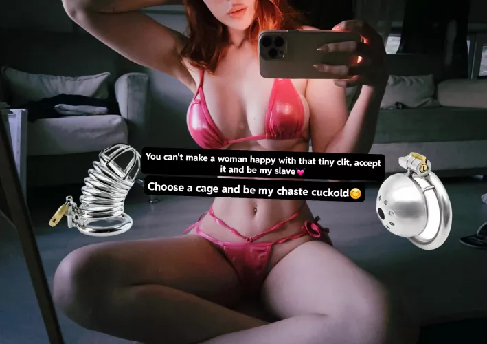 Choose a cage and be my chaste cuckold😊 by Mistress_Brianna_