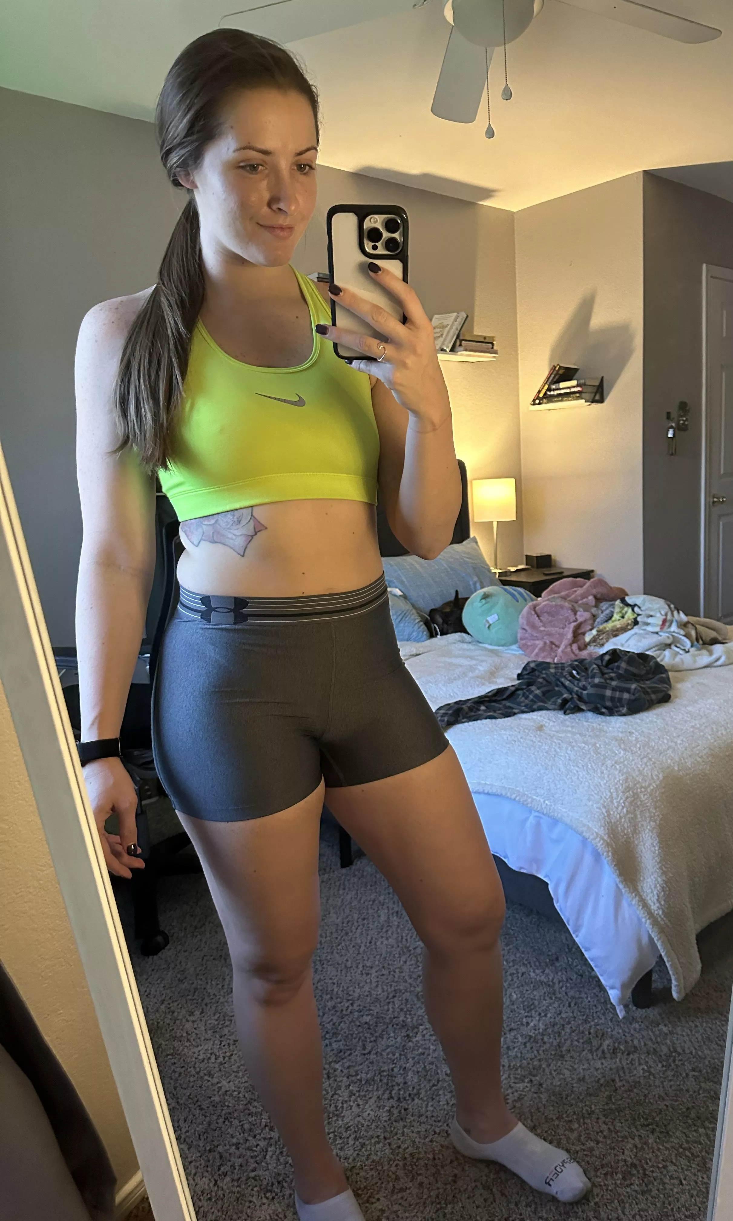 how fun do you think it would be if we worked out together? 🤭 posted by cumwcourt