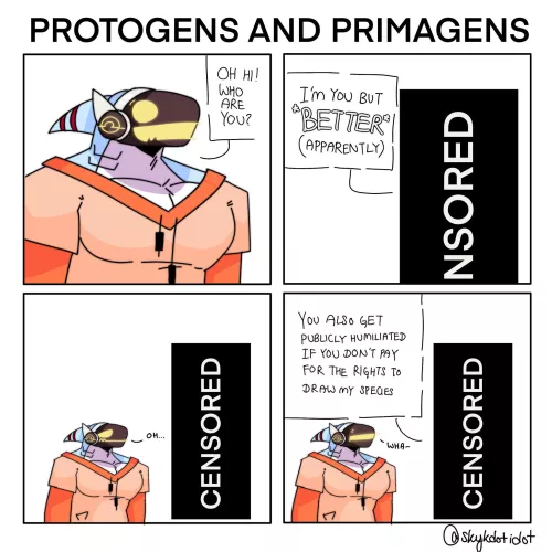 protogens and primagens by skykdotidot