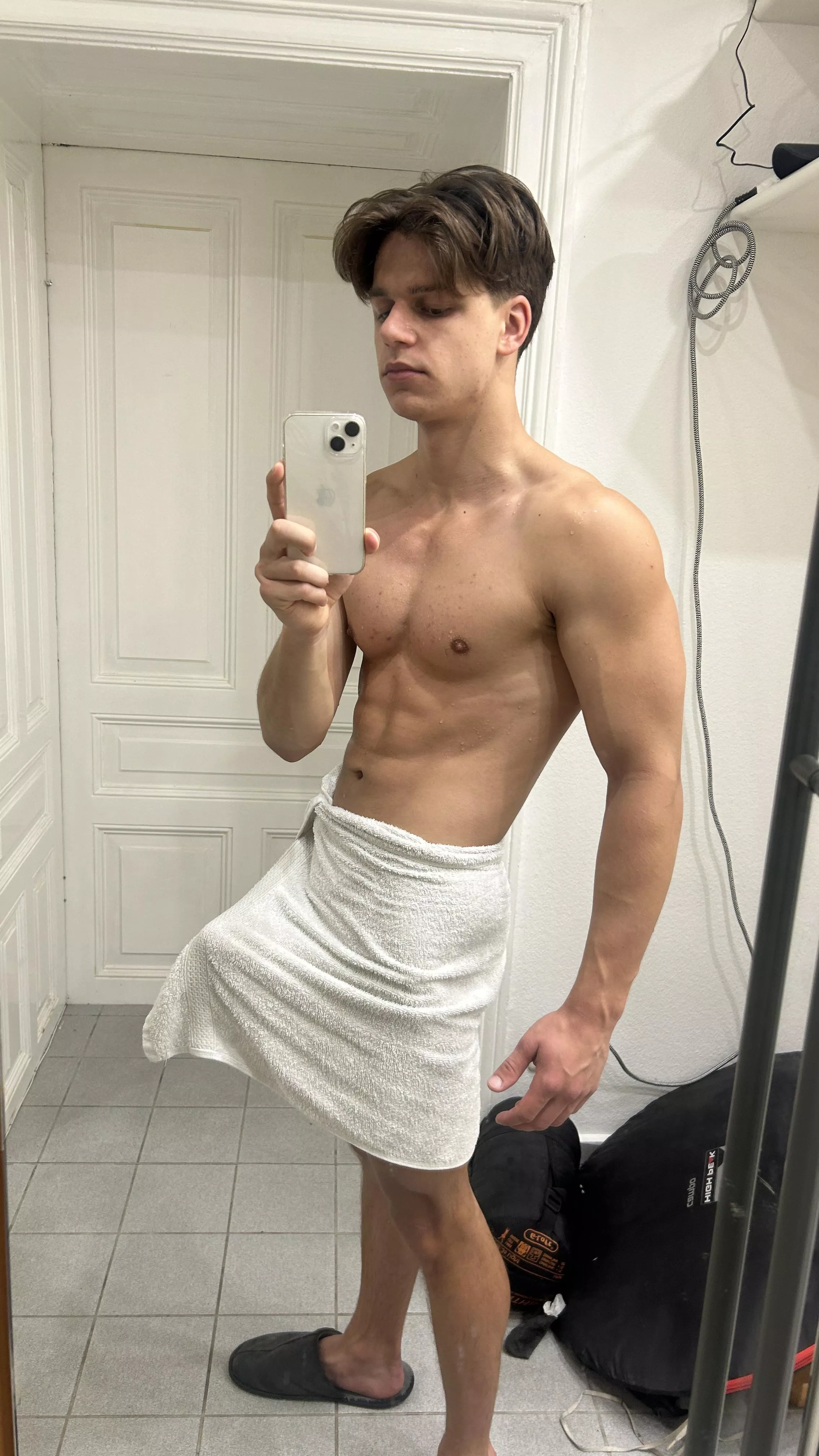 Should I take my towel off? posted by Select_Equipment4297