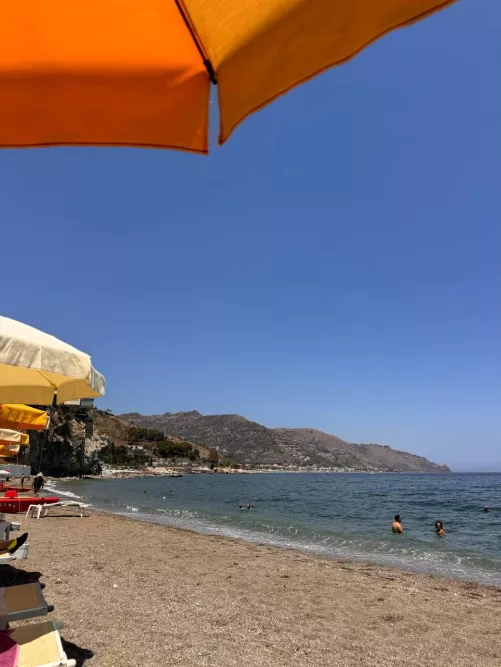 Taormina Sicily beach by InstructionThink2496