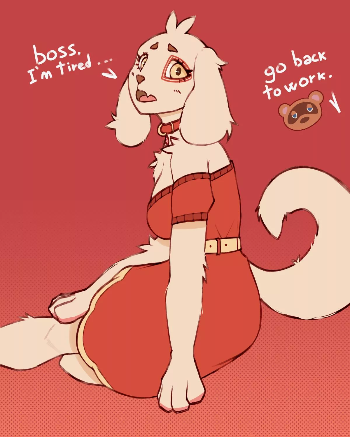 Target Dog is tired... (OC) posted by manu_artx