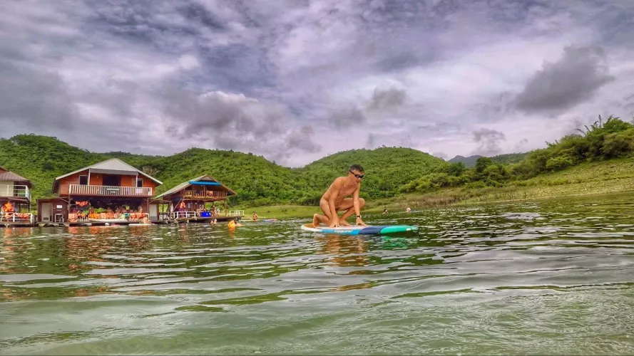 On a lake in Thailand by chengch67