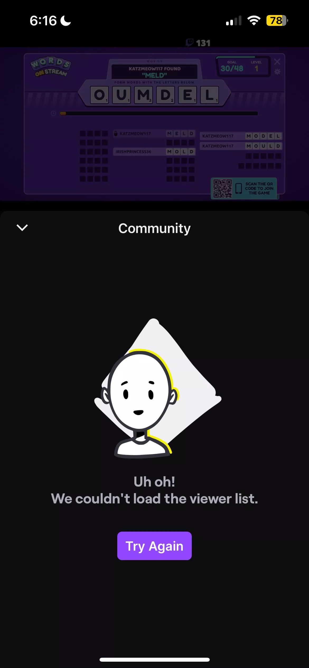 Viewer List not loading posted by Q_Reb