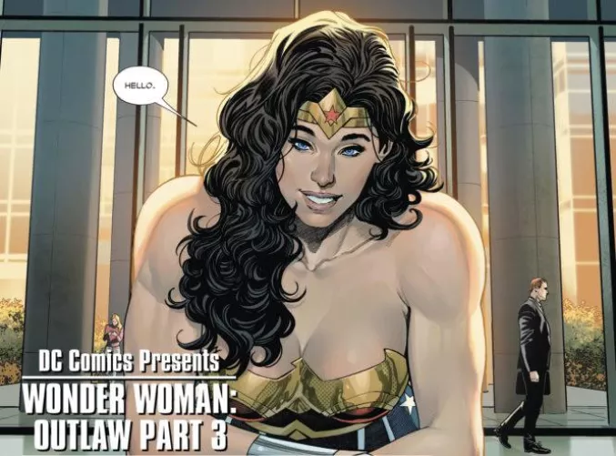 We all know where we’re looking. We aren’t sorry. [Wonder Woman #3]. by OceanCyclone