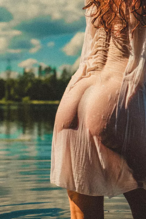 having fun at the lake  by Thischarmingwoman520