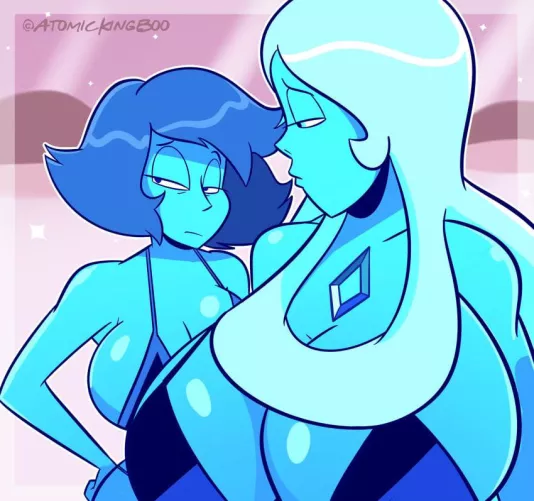 Blue Gem Boobies (AtomicKingBoo) by Blue-Diamond-Enjoyer