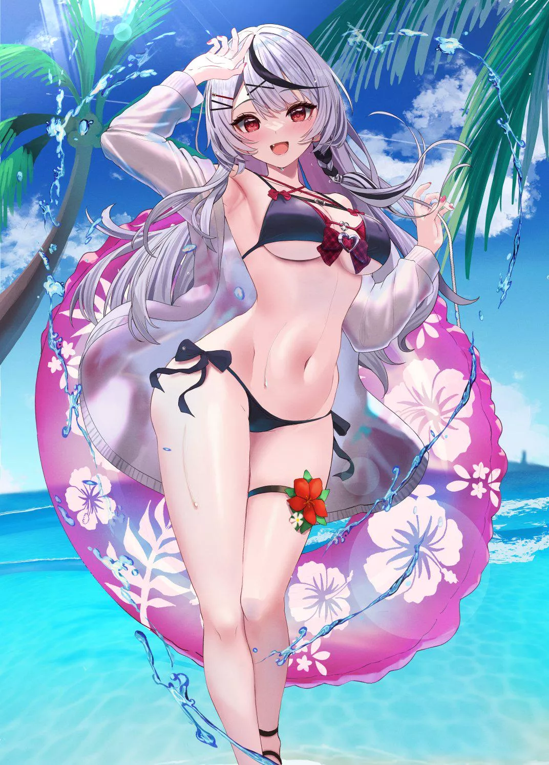 Chloe on the beach posted by konosubak