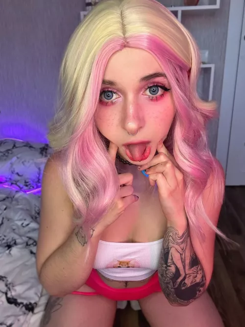 I love pink and in my hair too! ^^ by _anemiaa_