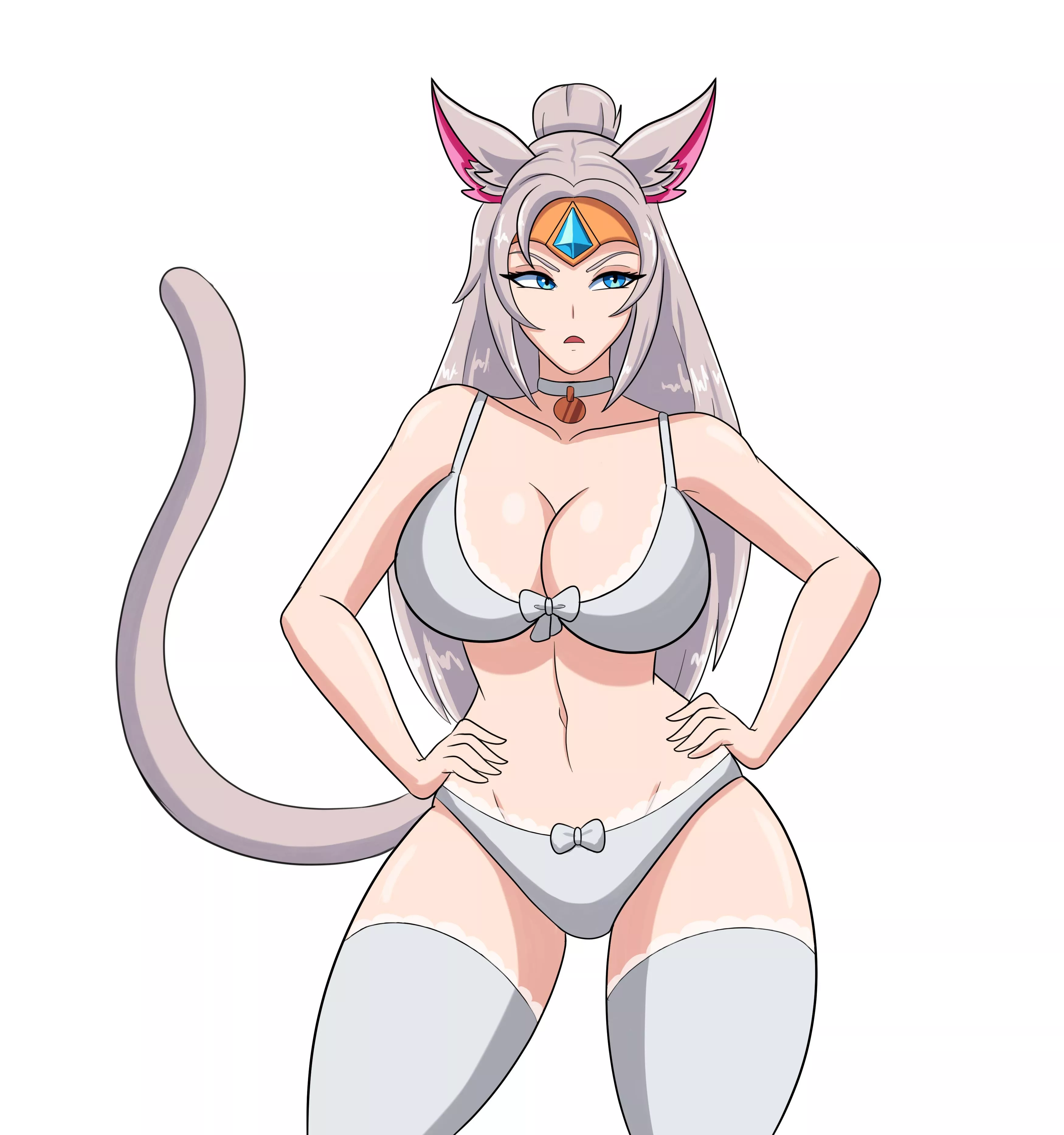 Lian is a cat girl and she hates it! (Rebuffedtax, Rebuff) posted by gifsundgirls